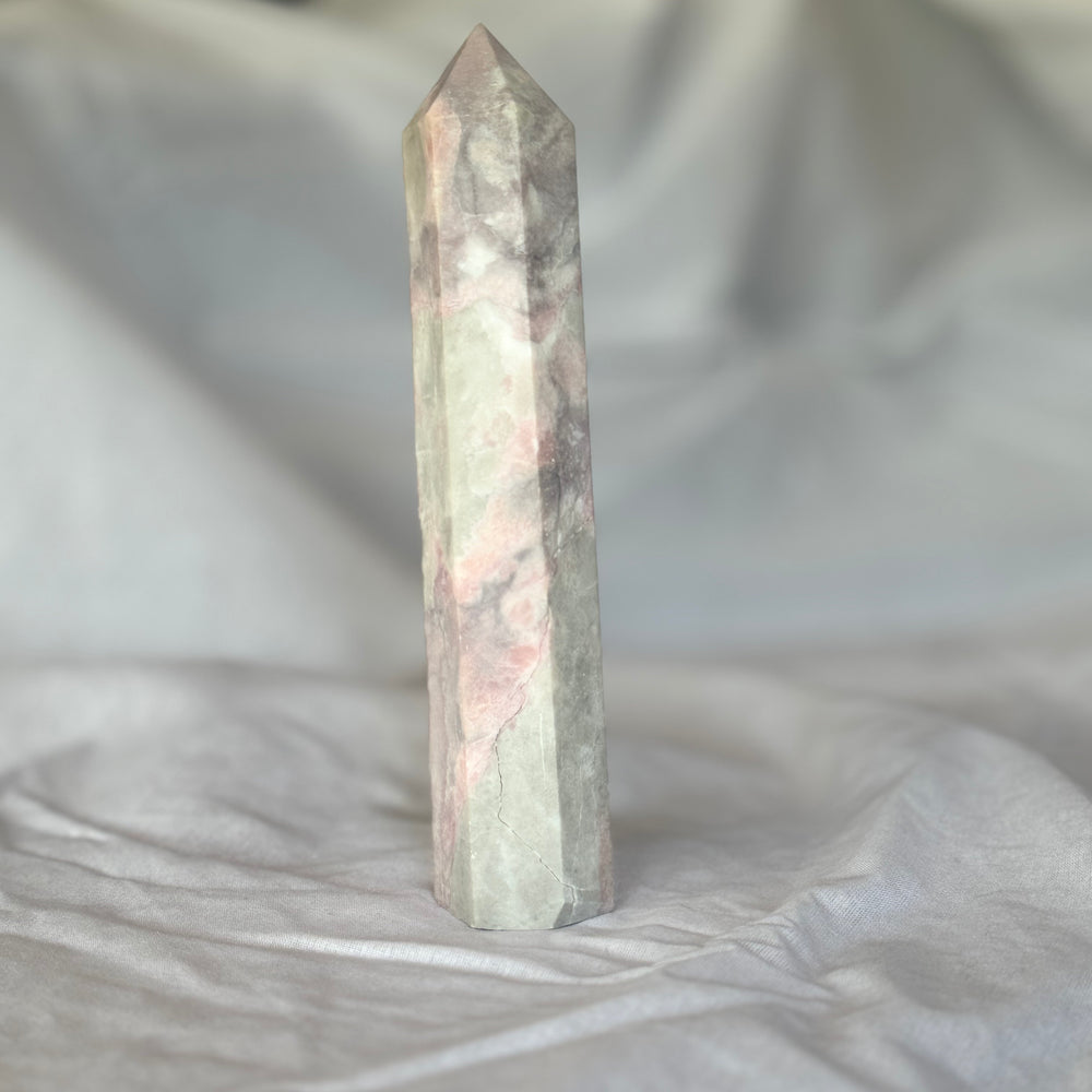 8" Imperfect Pink Opal Tower